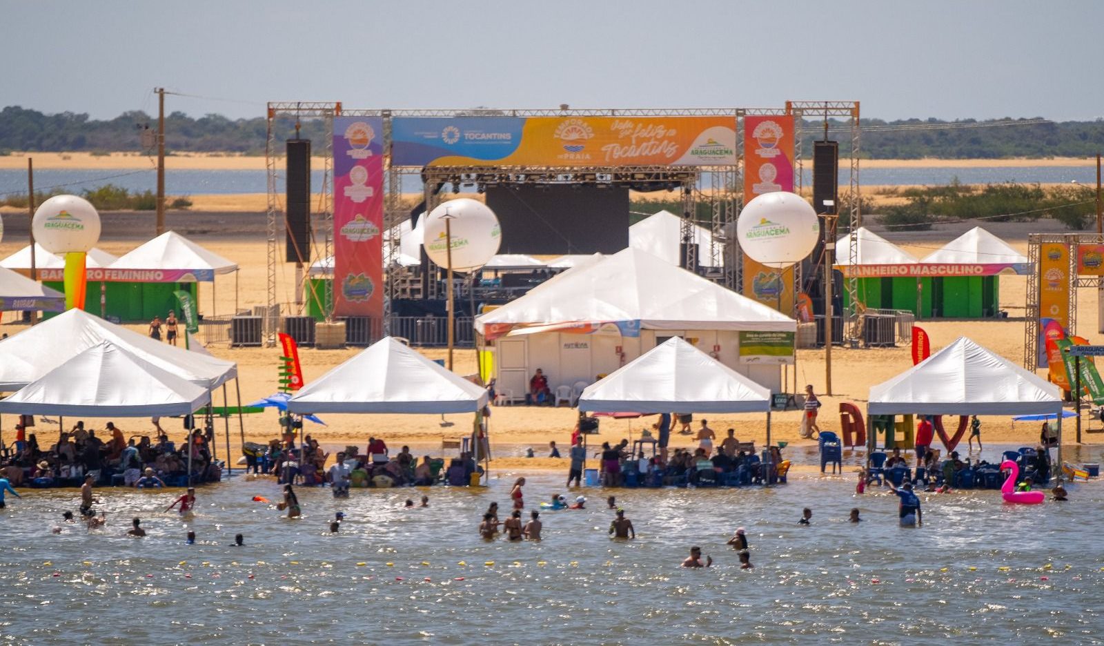 Prefeito Marquinho anuncia temporada hist&oacute;rica na Praia da Gaivota em Araguacema