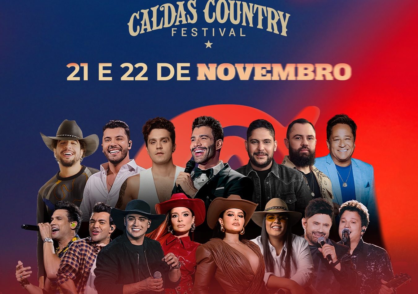 Caldas Country Festival anuncia line-up completo para edi&ccedil;&atilde;o hist&oacute;rica em novembro