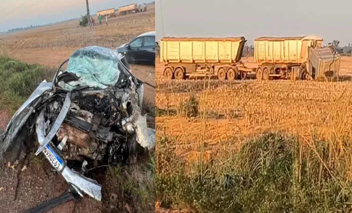 Acidente entre carro e carreta deixa seis mortos na BR-222, entre os munic&iacute;pios de Dom Eliseu e Rondon do Par&aacute;