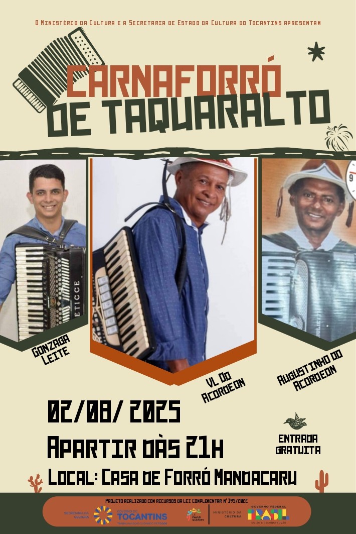 Carnaforr&oacute; de Taquaralto acontece neste s&aacute;bado, 02