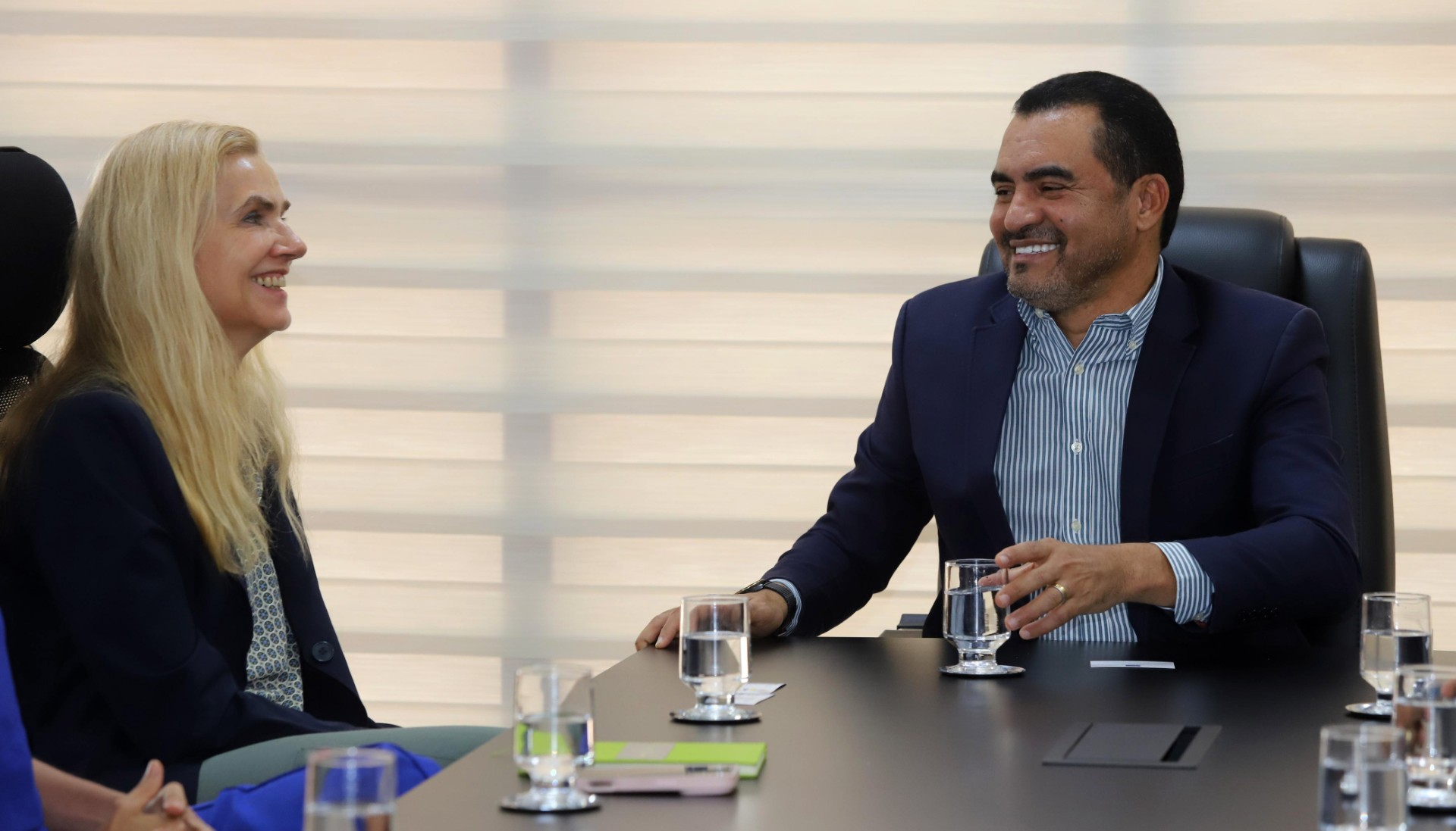 Governador Wanderlei Barbosa recebe embaixadora da Uni&atilde;o Europeia e apresenta potencial econ&ocirc;mico do Tocantins