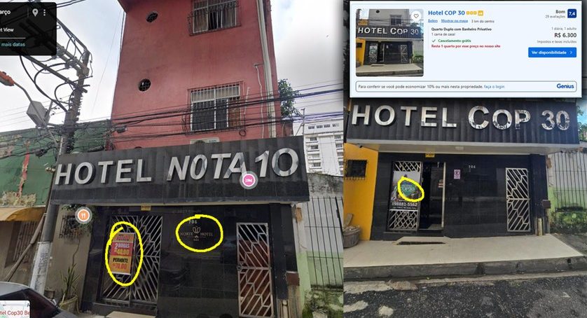 Ex-motel que cobrava R$ 70 viraliza ao anunciar di&aacute;rias de at&eacute; R$ 7 mil para a COP30
