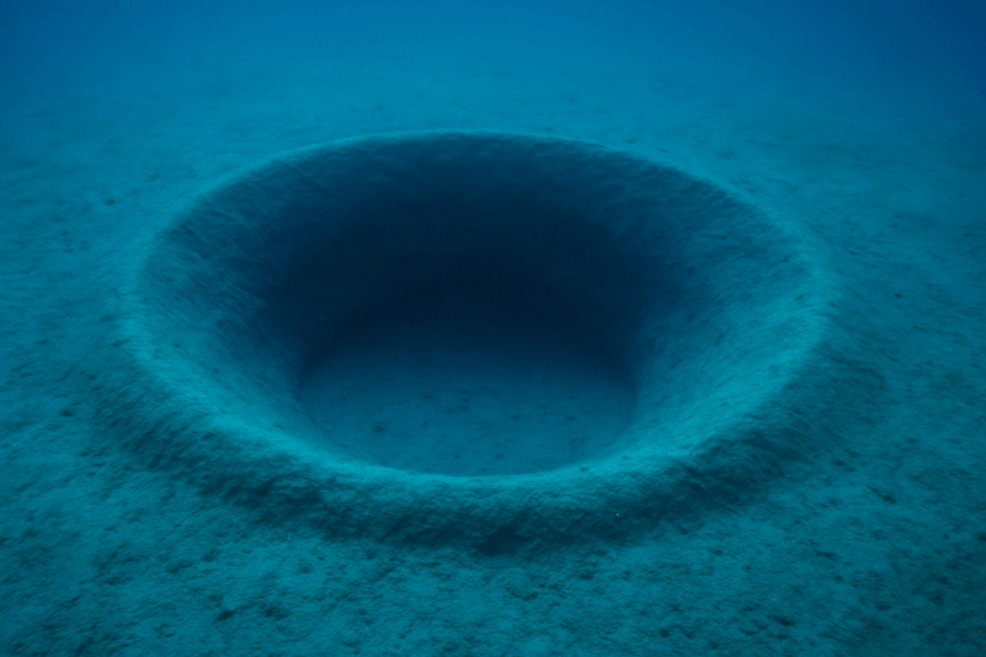 Enigma submarino: cratera no fundo do mar intriga cientistas h&aacute; mais de 20 anos