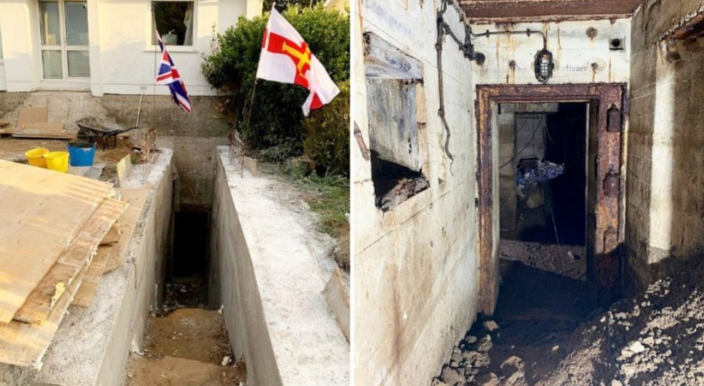 Casal descobre bunker nazista da Segunda Guerra escondido sob casa na ilha de Guernsey