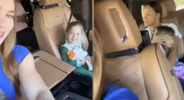 V&iacute;deo mostra Virginia Fonseca dirigindo com filhas sem cinto de seguran&ccedil;a e crian&ccedil;a no banco da frente