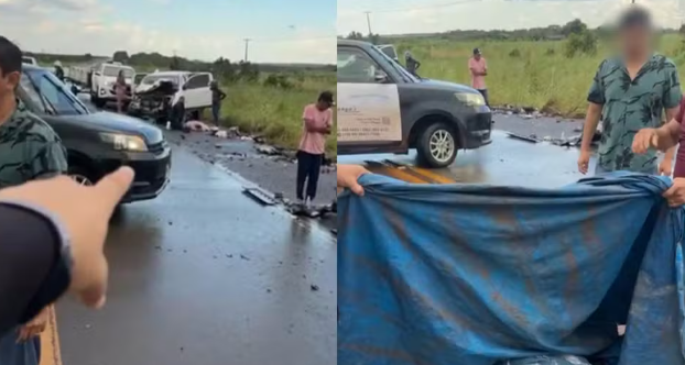 Grave acidente na BR-401 em Bonfim deixa tr&ecirc;s mortos e sete feridos