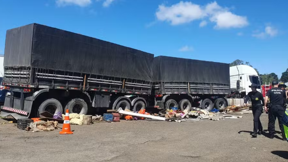 Vendedor morre atropelado por caminh&atilde;o desgovernado na BR-277 em Guarapuava (PR)