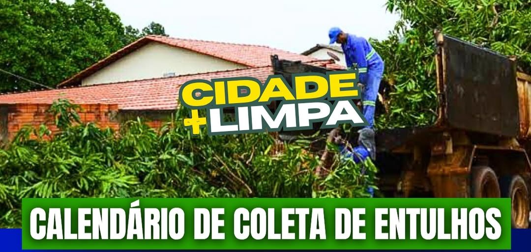 Prefeitura de Taboc&atilde;o divulga calend&aacute;rio oficial de coleta de entulhos nos setores da cidade