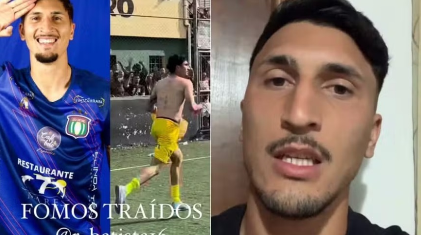 S&atilde;o Caetano acusa atleta de “trai&ccedil;&atilde;o” ap&oacute;s jogar em v&aacute;rzea, e jogador diz: “Joguei para pagar aluguel da minha filha”