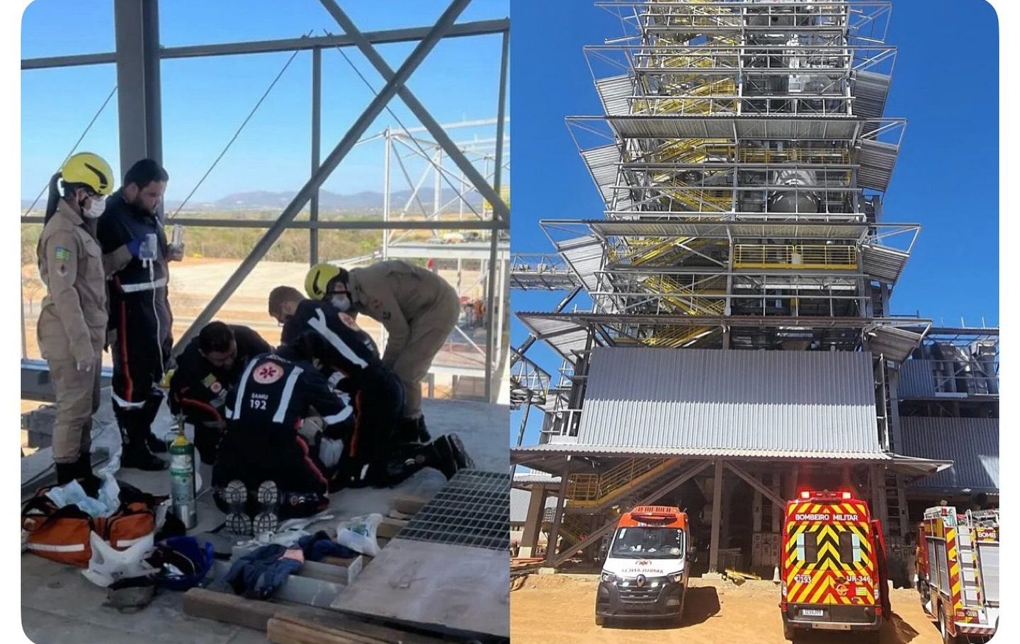 Trabalhador morre ap&oacute;s queda de cerca de 25 metros em usina de biodiesel em Porangatu GO