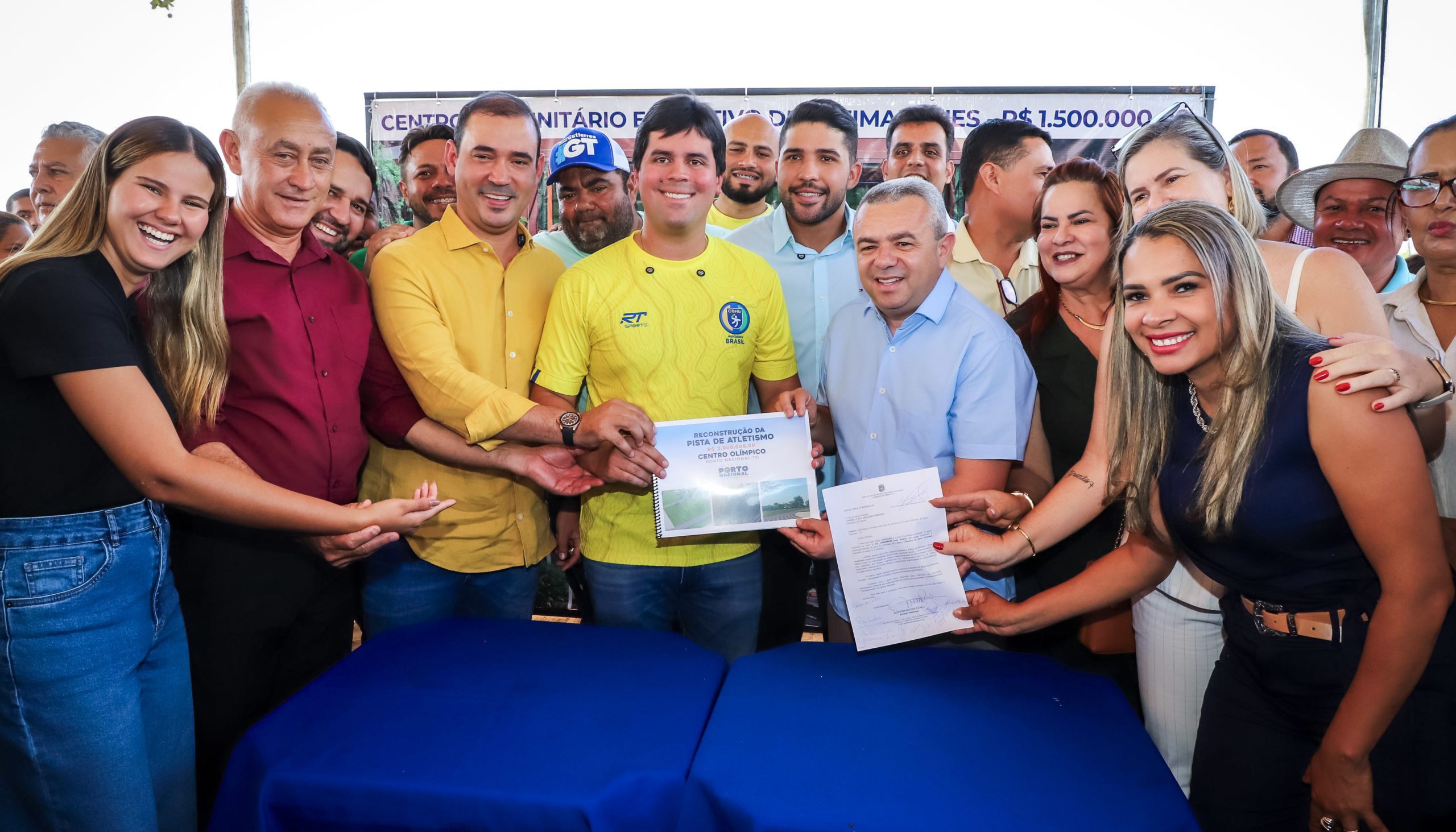 Governo do Tocantins prestigia lan&ccedil;amentos de obras esportivas com a presen&ccedil;a do Ministro Andr&eacute; Fufuca