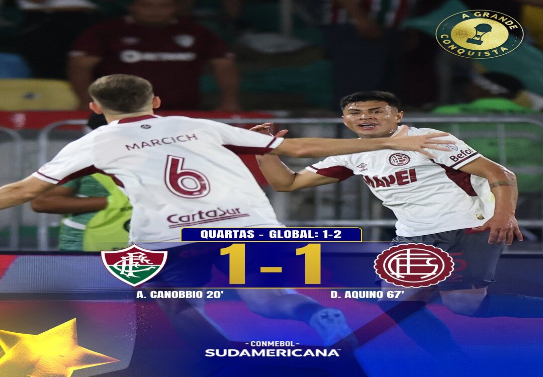Fluminense cede empate ao Lan&uacute;s e acaba eliminado da Sul-Americana