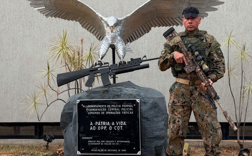 BOPE da PMTO refor&ccedil;a sua tropa com novo sniper formado pelo Comando de Opera&ccedil;&otilde;es T&aacute;ticas da Pol&iacute;cia Federal