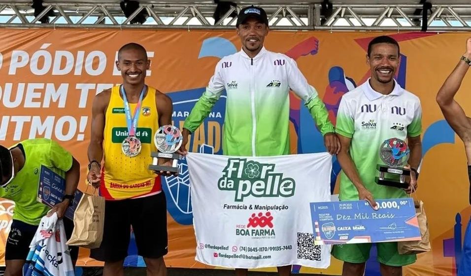 APA Petrolina no topo: Justino Pedro &eacute; bicampe&atilde;o da Maratona Salvador