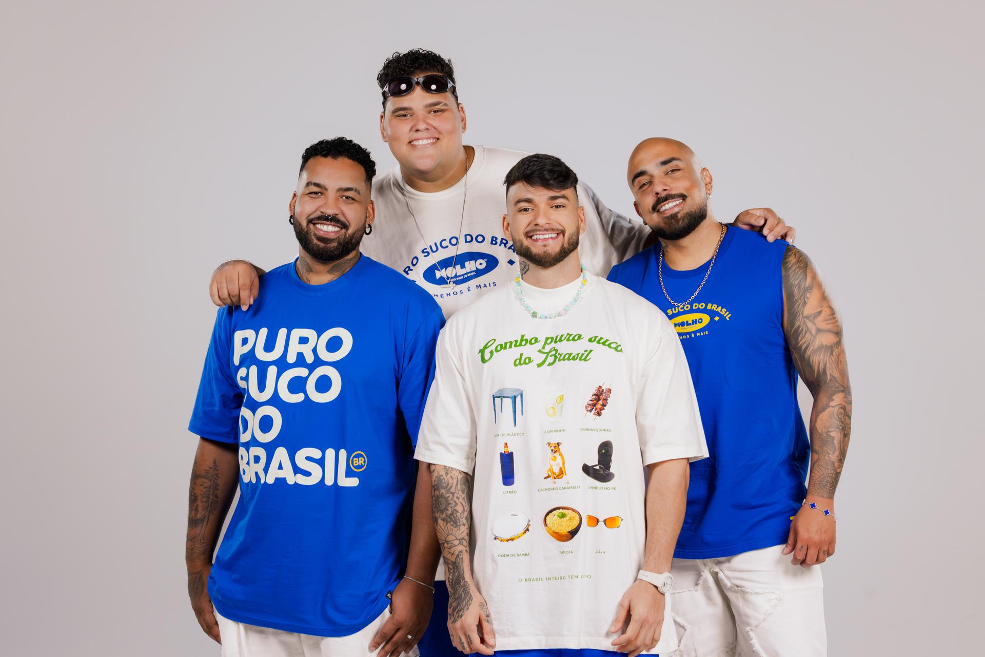 &Eacute; O PAGODE NO TOPO: Menos &eacute; Mais &eacute; TOP 1 e 2 das mais ouvidas do pa&iacute;s com &lsquo;MOLHO&rsquo;