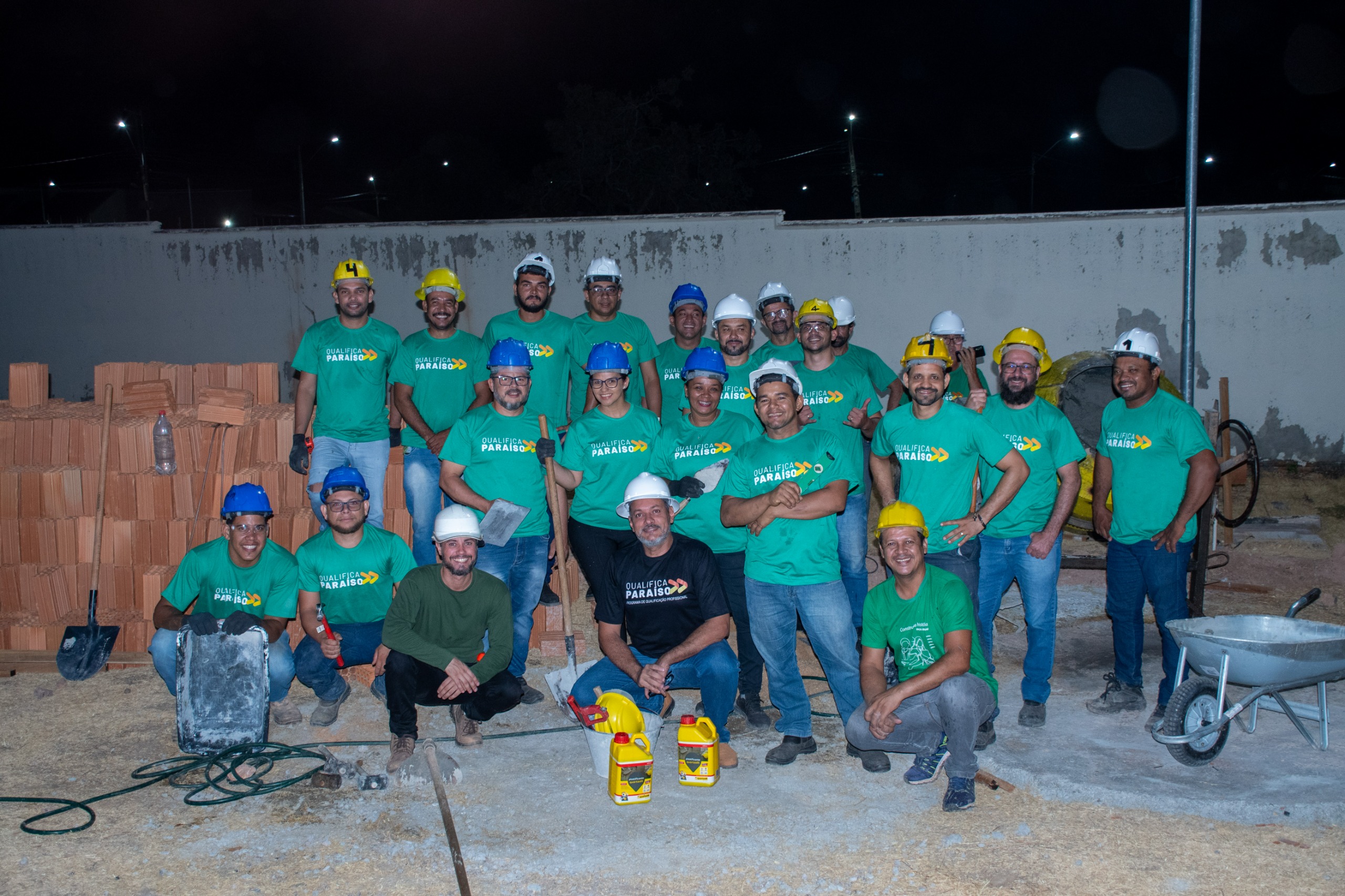 Prefeitura de Para&iacute;so promove curso de Construtor de Alvenaria atrav&eacute;s do programa Qualifica Para&iacute;so