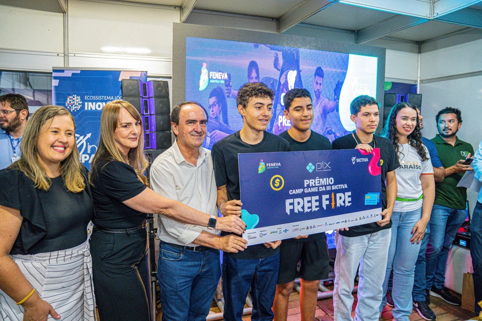 SICTIVA encerra semana de inova&ccedil;&atilde;o na Feneva 2025 com premia&ccedil;&atilde;o de mais de R$ 40 mil para startups, games e projetos cient&iacute;ficos