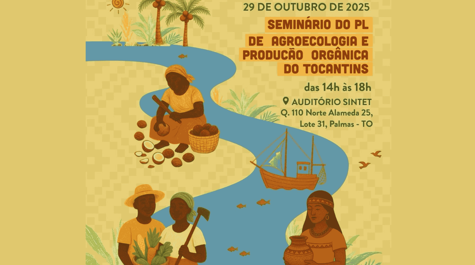 Movimentos sociais realizam Semin&aacute;rio de apresenta&ccedil;&atilde;o do PL de Agroecologia e Produ&ccedil;&atilde;o Org&acirc;nica do Tocantins