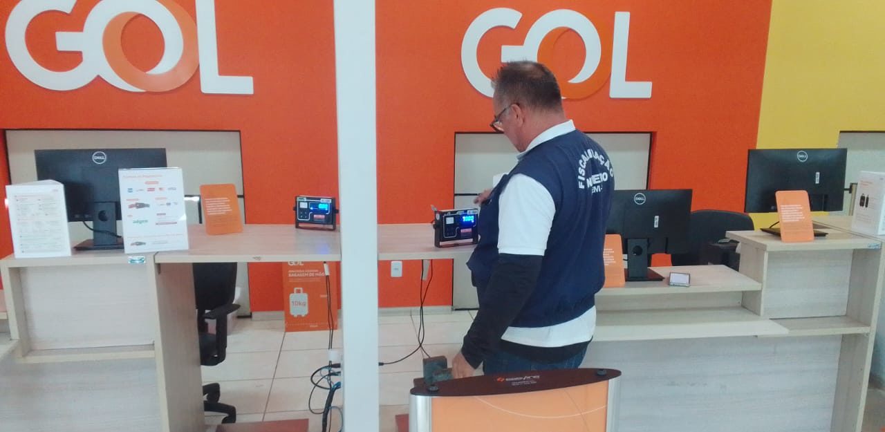 Balan&ccedil;as de pesagem do check-in do Aeroporto de Aragua&iacute;na passam por fiscaliza&ccedil;&atilde;o da Ag&ecirc;ncia de Metrologia