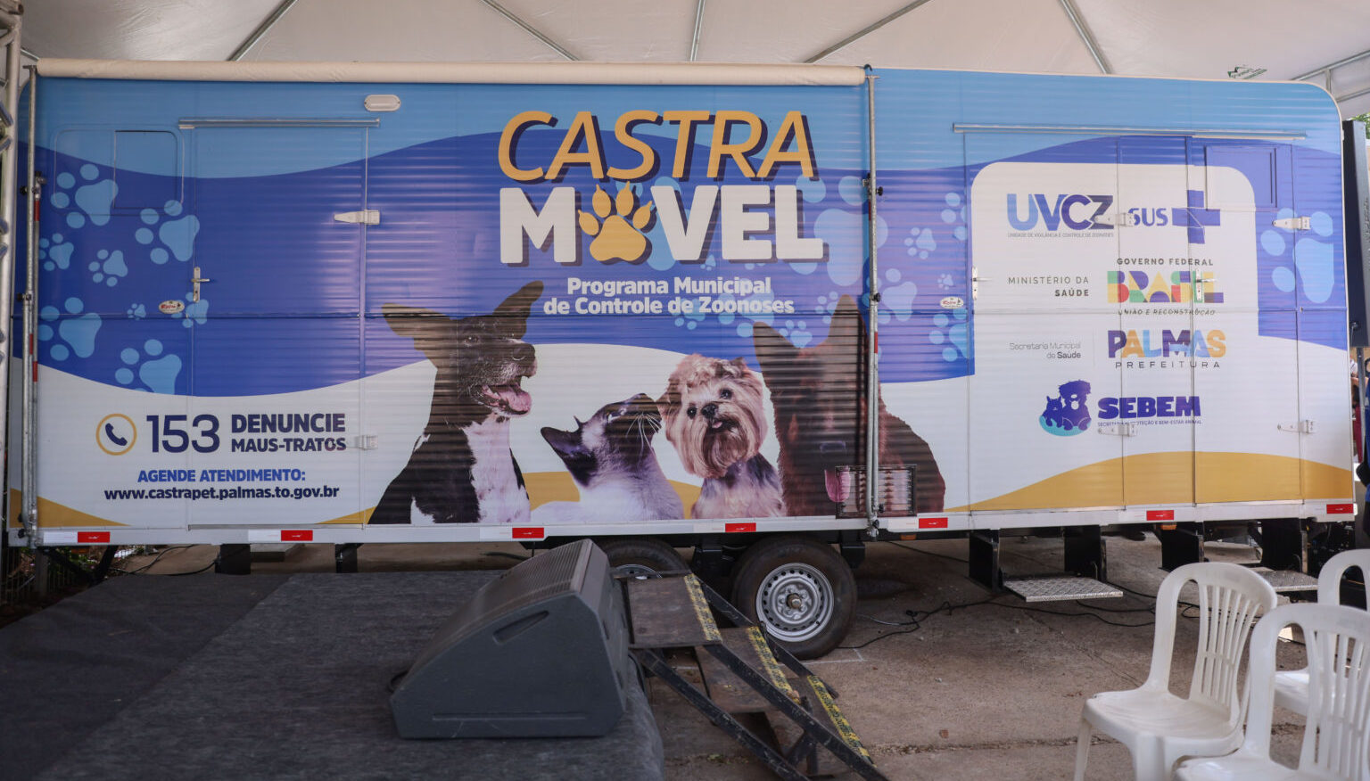 Castram&oacute;vel entra em opera&ccedil;&atilde;o em Palmas com foco no controle de zoonoses
