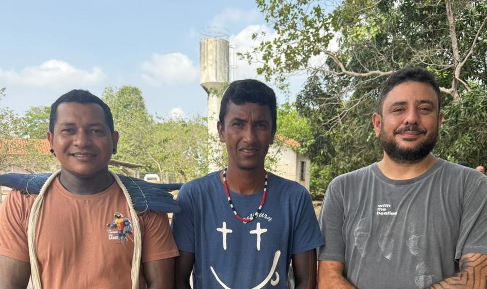 Edy C&eacute;sar, pr&eacute;-candidato a deputado estadual, celebra a cultura do povo Karaj&aacute;-Xambio&aacute; em Santa F&eacute; do Araguaia