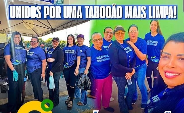Equipe da UBS participa de mutir&atilde;o e integra sa&uacute;de e meio ambiente em Taboc&atilde;o