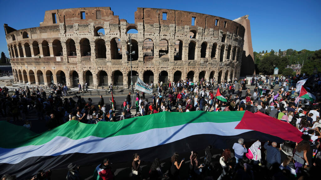 Manifesta&ccedil;&otilde;es pr&oacute;-Palestina se intensificam na Europa ap&oacute;s deten&ccedil;&atilde;o de flotilha humanit&aacute;ria por Israel