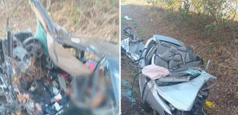 Tr&ecirc;s pessoas morrem em colis&atilde;o frontal entre carros na GO-020, em Goi&aacute;s