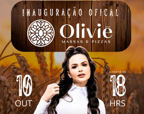 Olivi&ecirc; Massas & Pizzas anuncia inaugura&ccedil;&atilde;o oficial do espa&ccedil;o na Praia da Graciosa com show de Melissa Lima