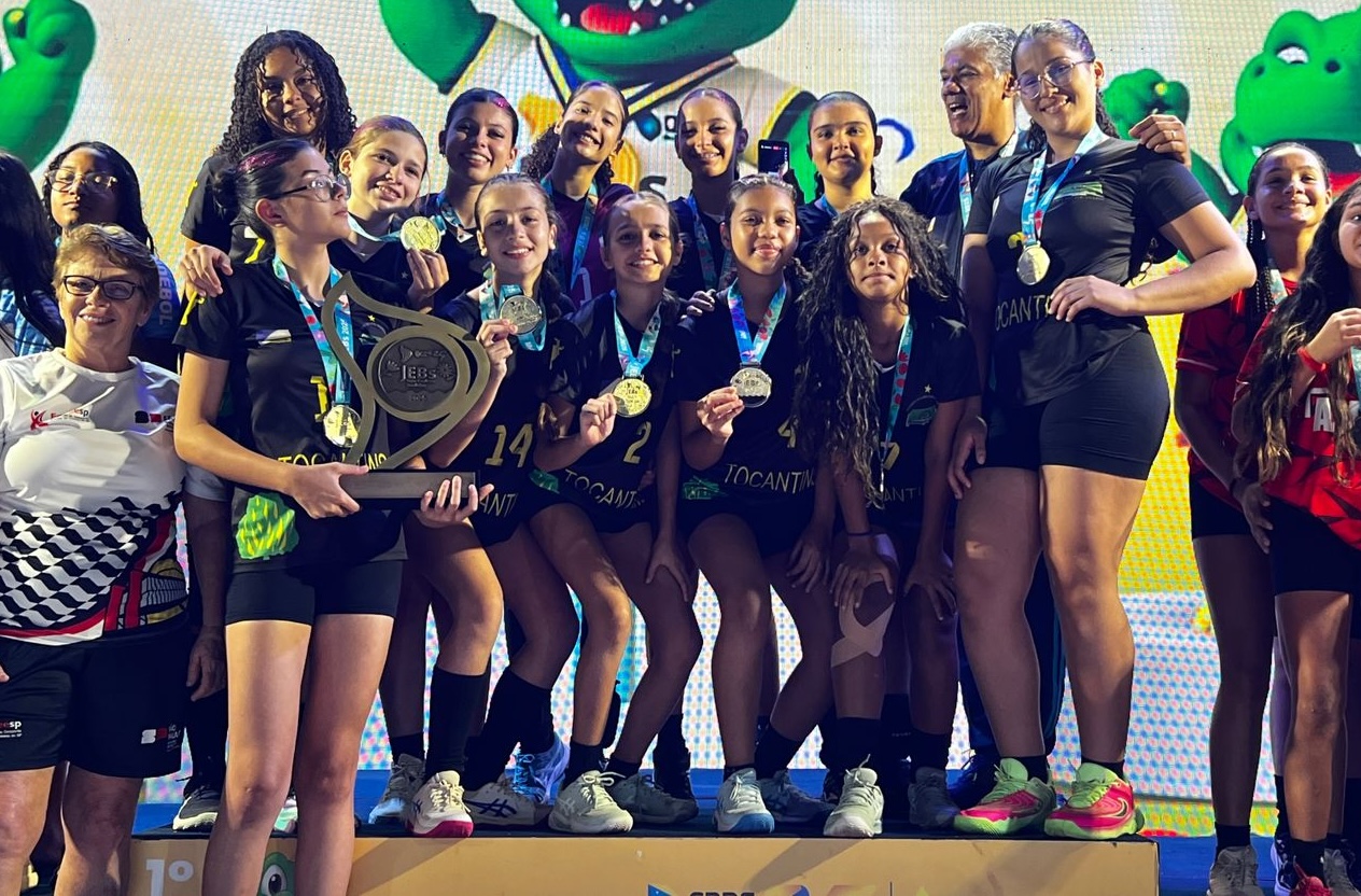 Para&iacute;so do Tocantins conquista t&iacute;tulo brasileiro de handebol feminino nos Jogos Escolares (JEBS)