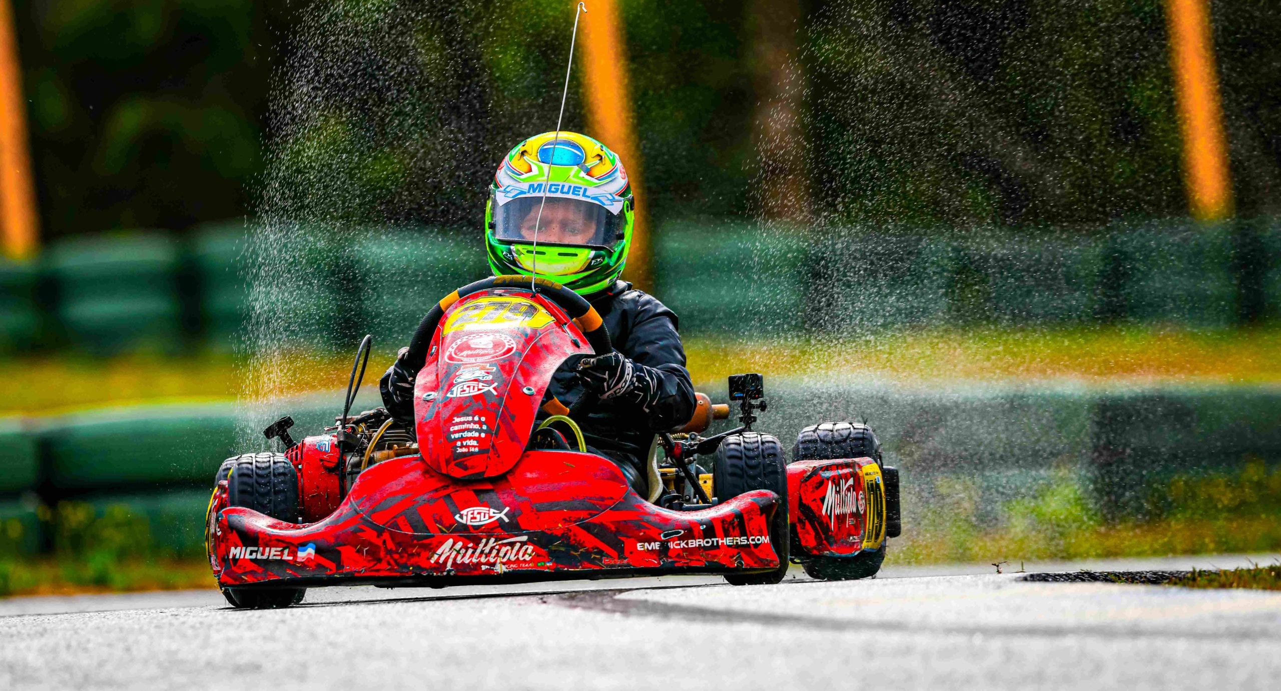 Joaquim Emerick &eacute; campe&atilde;o antecipado da Cadete Rookie e Miguel enfrenta virose no Light