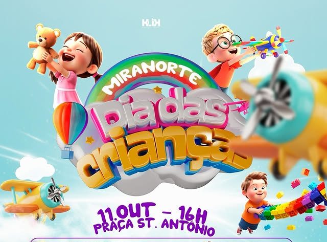 Miranorte promove Festa do Dia das Crian&ccedil;as com divers&atilde;o e atividades para toda a fam&iacute;lia no pr&oacute;ximo s&aacute;bado