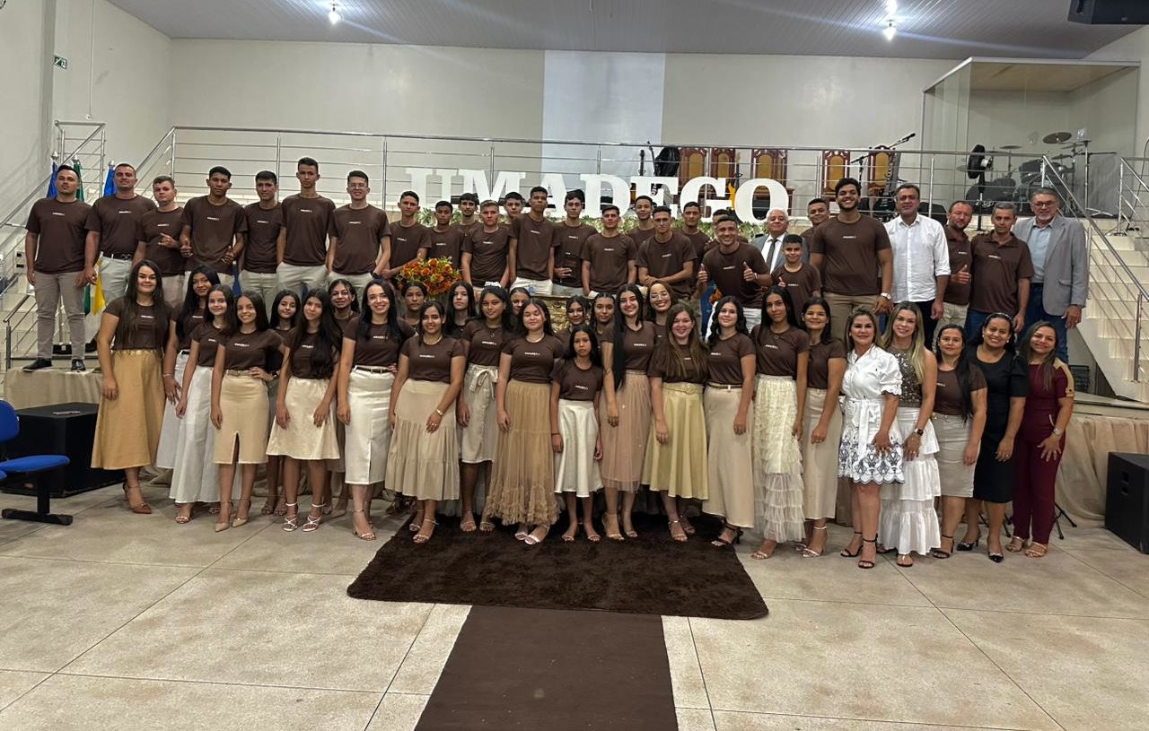 Prefeita Nega, vice Elivan e deputado Luciano Oliveira participam da abertura do Congresso de Jovens Umadego da Igreja Assembleia de Deus Ciadseta em Goianorte