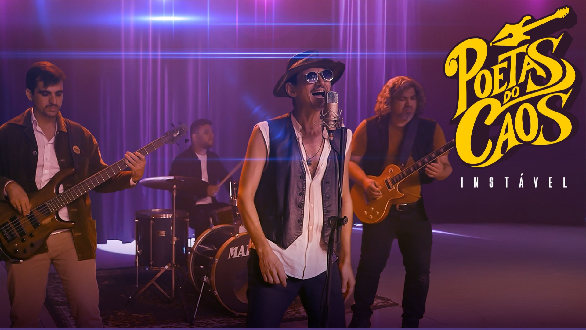 Poetas do Caos lan&ccedil;am clipe de &ldquo;Inst&aacute;vel&rdquo;, faixa t&iacute;tulo do primeiro &aacute;lbum da banda