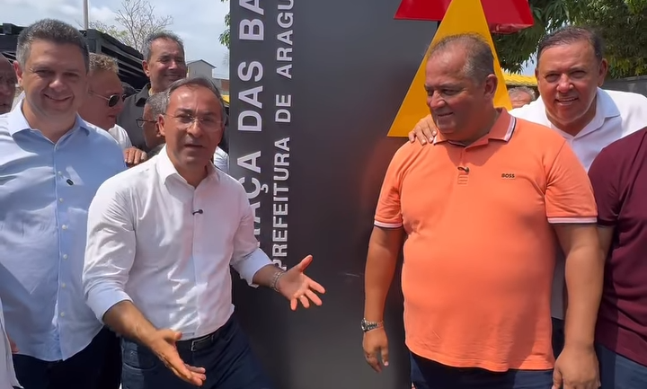 Aragua&iacute;na ganha nova Pra&ccedil;a das Bandeiras revitalizada em solenidade marcante