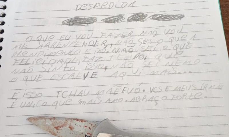 Adolescente esfaqueia colegas em escola ap&oacute;s sofrer bullying e deixa bilhete de despedida