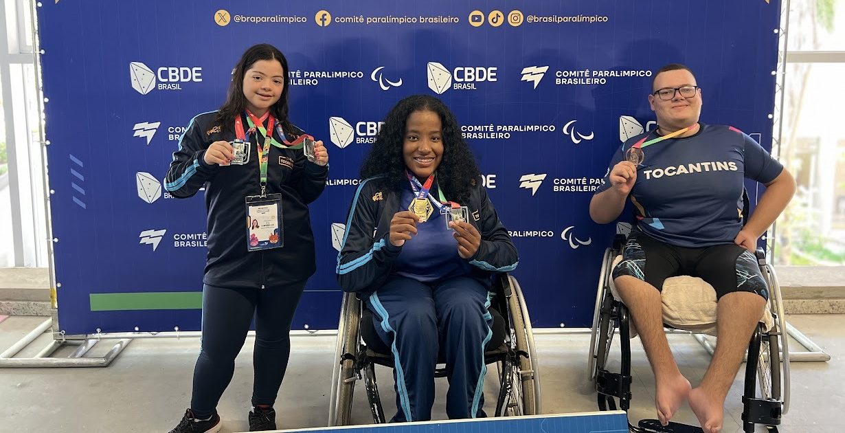 Tocantinenses avan&ccedil;am na segunda etapa das Paralimp&iacute;adas Escolares e somam novas medalhas de ouro e prata