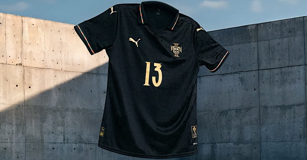 FPF apresenta edi&ccedil;&atilde;o especial do equipamento da sele&ccedil;&atilde;o em honra a Eus&eacute;bio