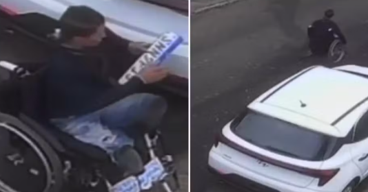 Homem em cadeira de rodas &eacute; preso por furtar placas de ve&iacute;culos em Fortaleza (CE)