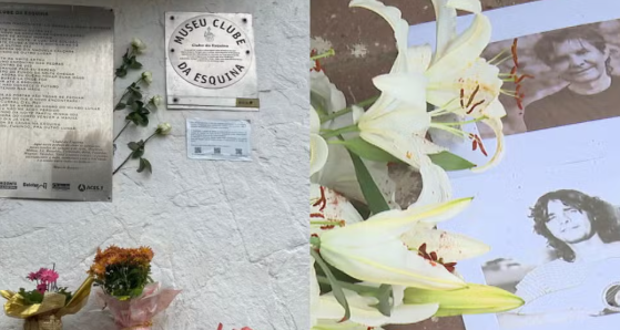 F&atilde;s homenageiam L&ocirc; Borges no ber&ccedil;o do Clube da Esquina em Belo Horizonte (MG)
