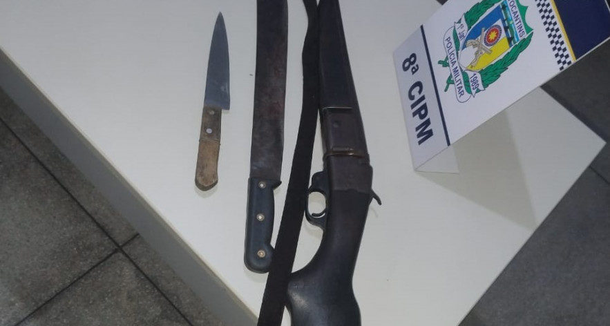 Homem &eacute; preso por dupla tentativa de homic&iacute;dio e les&atilde;o corporal grave no interior do Tocantins