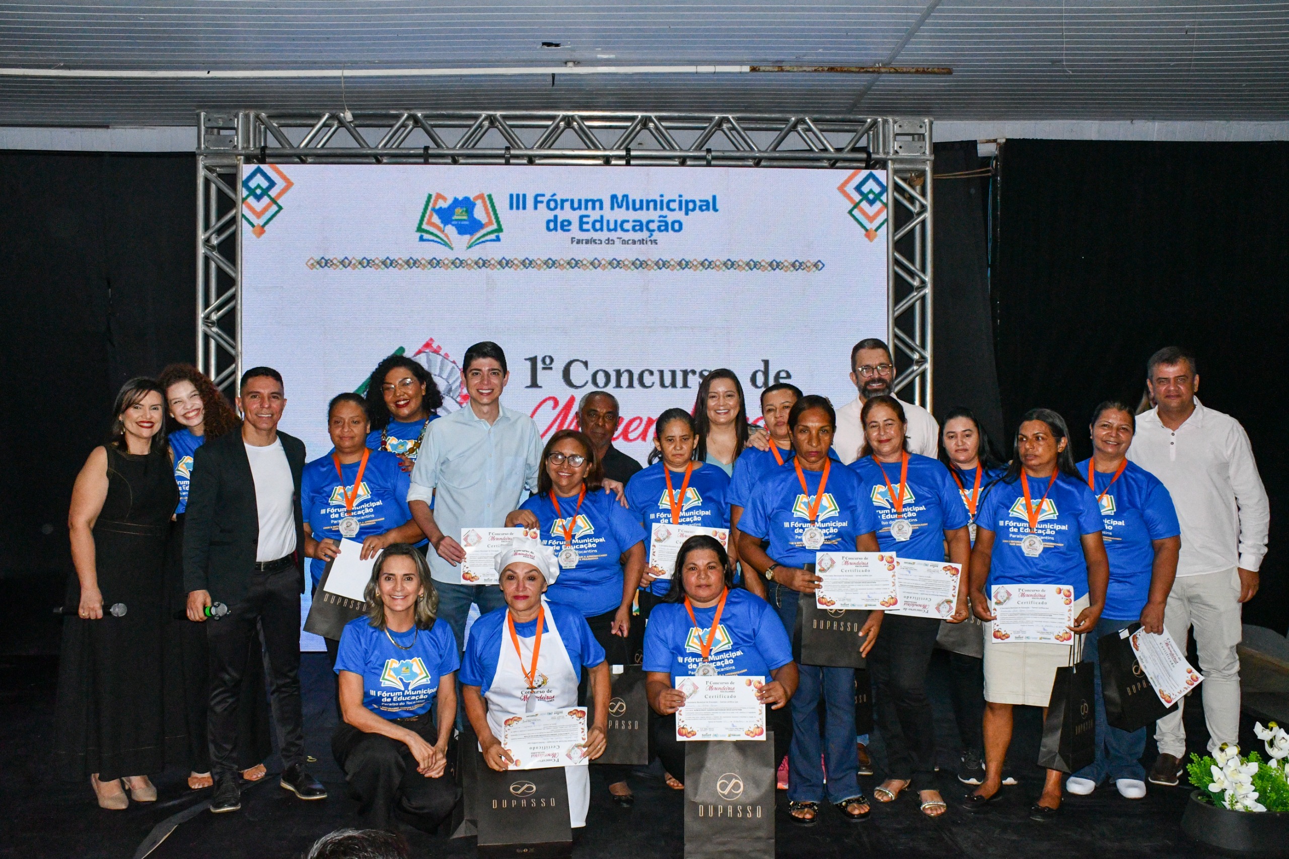 Escondidinho cremoso de ab&oacute;bora com carne seca vence o 1&ordm;  Concurso de Merendeiras Escolares de Para&iacute;so