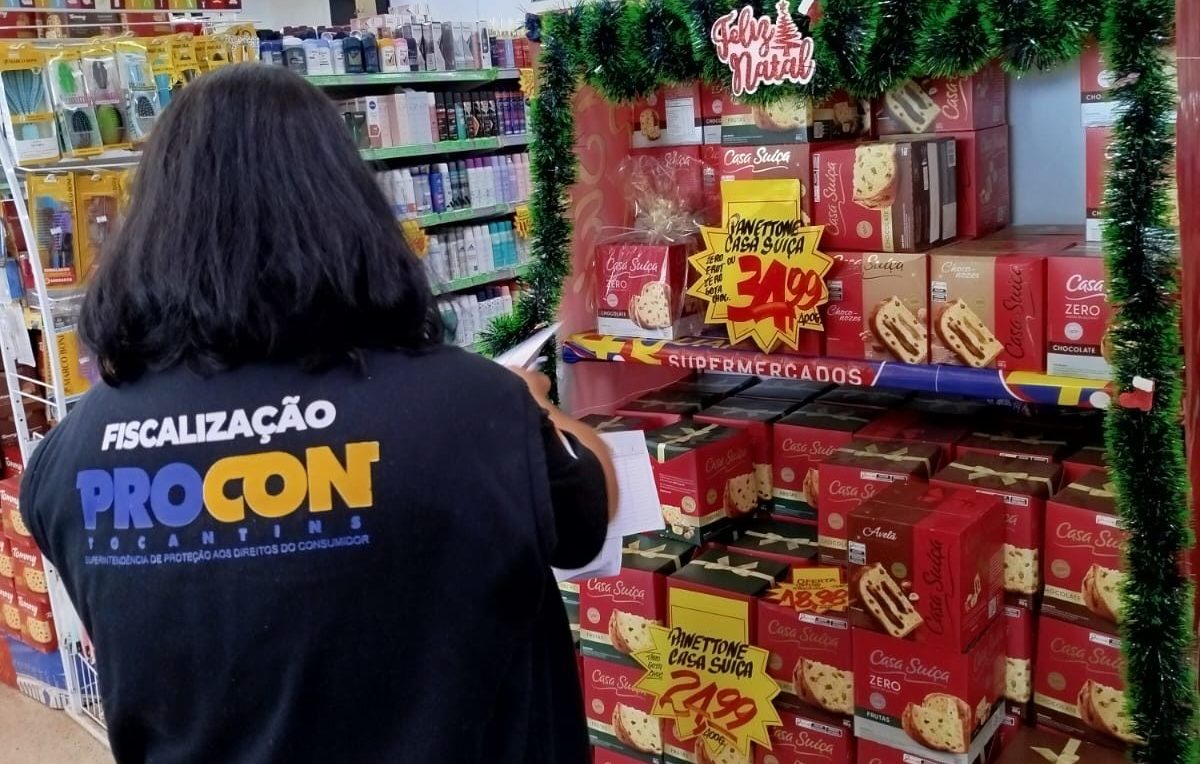 Procon Tocantins encontra varia&ccedil;&atilde;o de 143% nos Produtos da ceia de Natal em Palmas