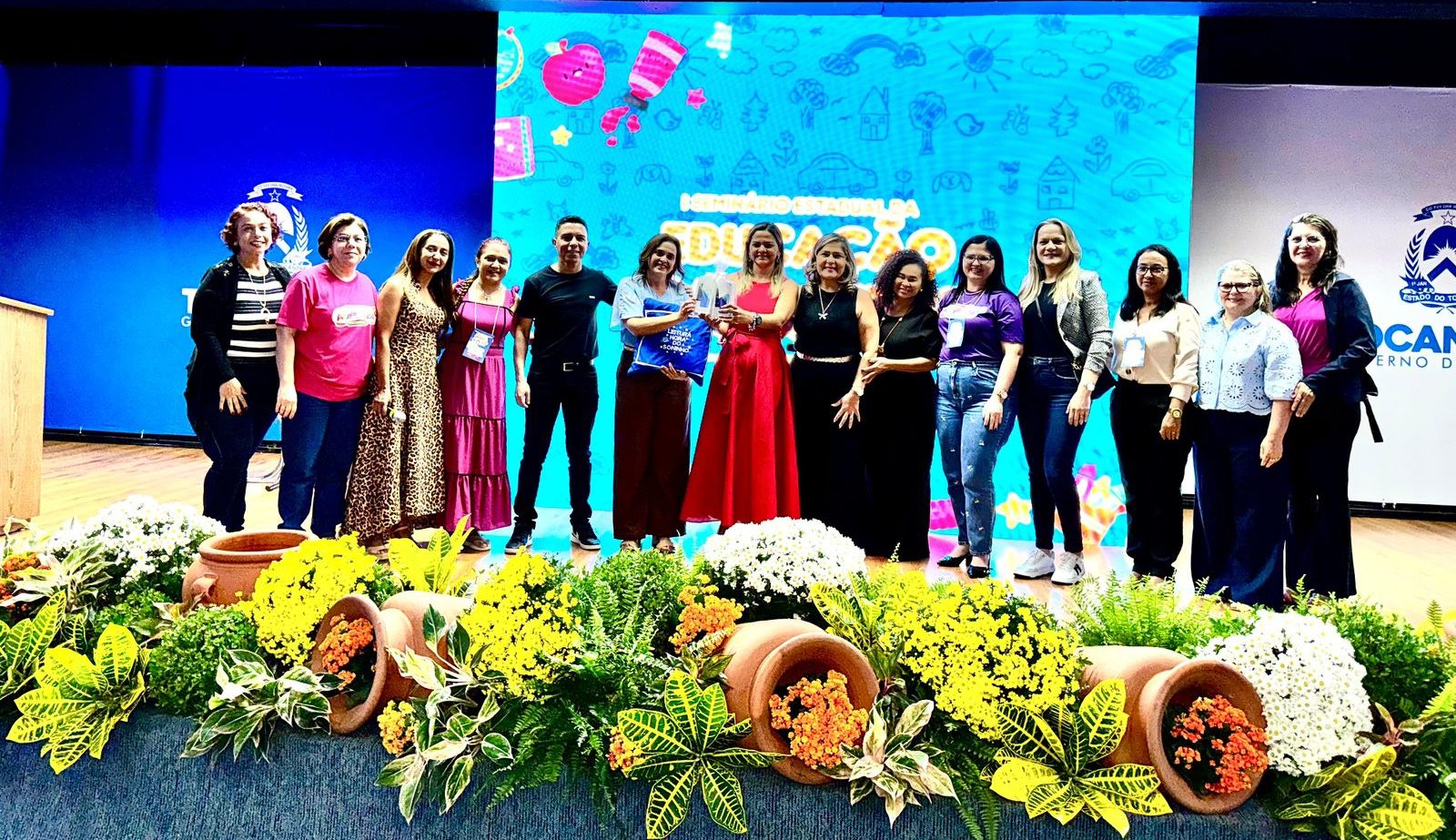 I Semin&aacute;rio Estadual do Programa Alfabetiza Mais Tocantins destaca como vencedor de Boa Pr&aacute;tica da Educa&ccedil;&atilde;o Infantil professoras da Escola 1&ordm; Grau Jardim Paulista de Para&iacute;so do Tocantins