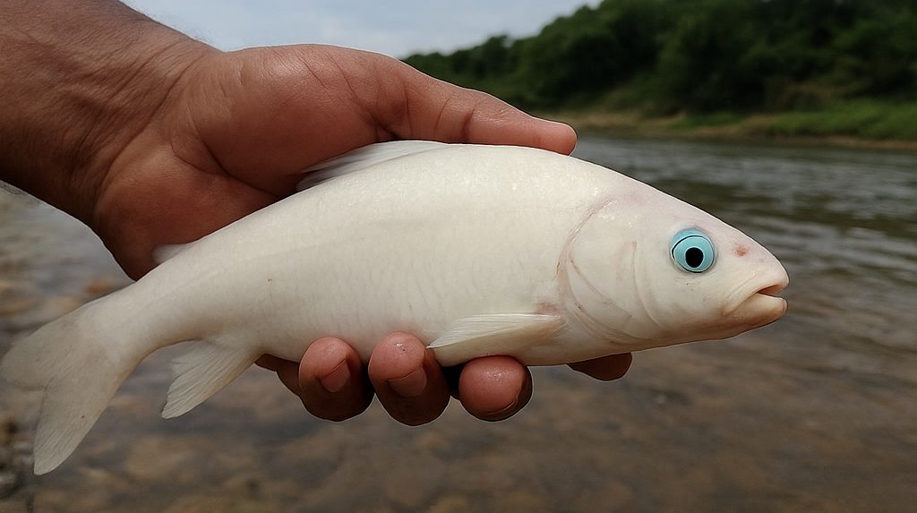 Apari&ccedil;&atilde;o rara: peixes albinos s&atilde;o registrados em rios brasileiros e viralizam; entenda o fen&ocirc;meno