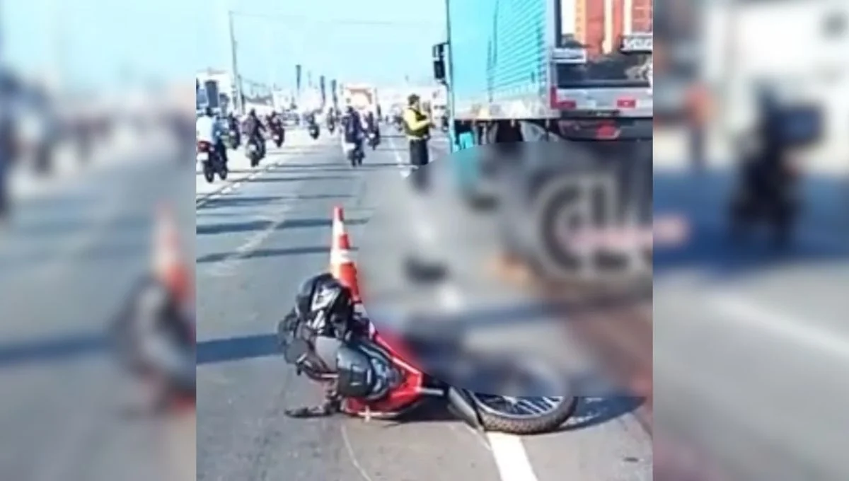 Menino de 10 anos morre esmagado em colis&atilde;o entre motocicleta e caminh&atilde;o na BR-316, em Ananindeua PA