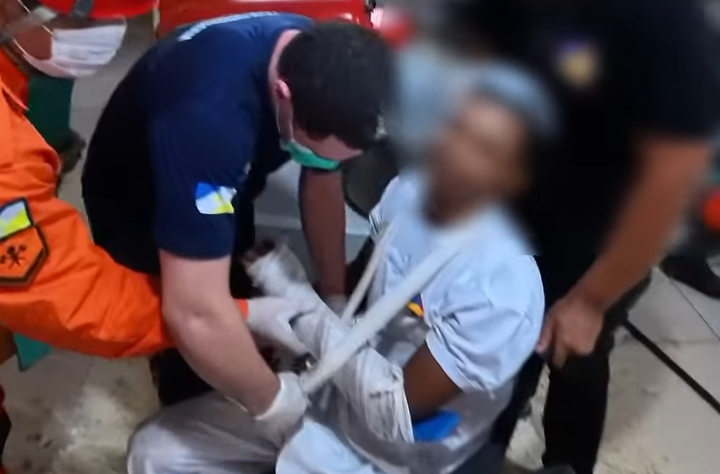 Padeiro fica com bra&ccedil;o preso em masseira e &eacute; resgatado pelos bombeiros de Gurupi