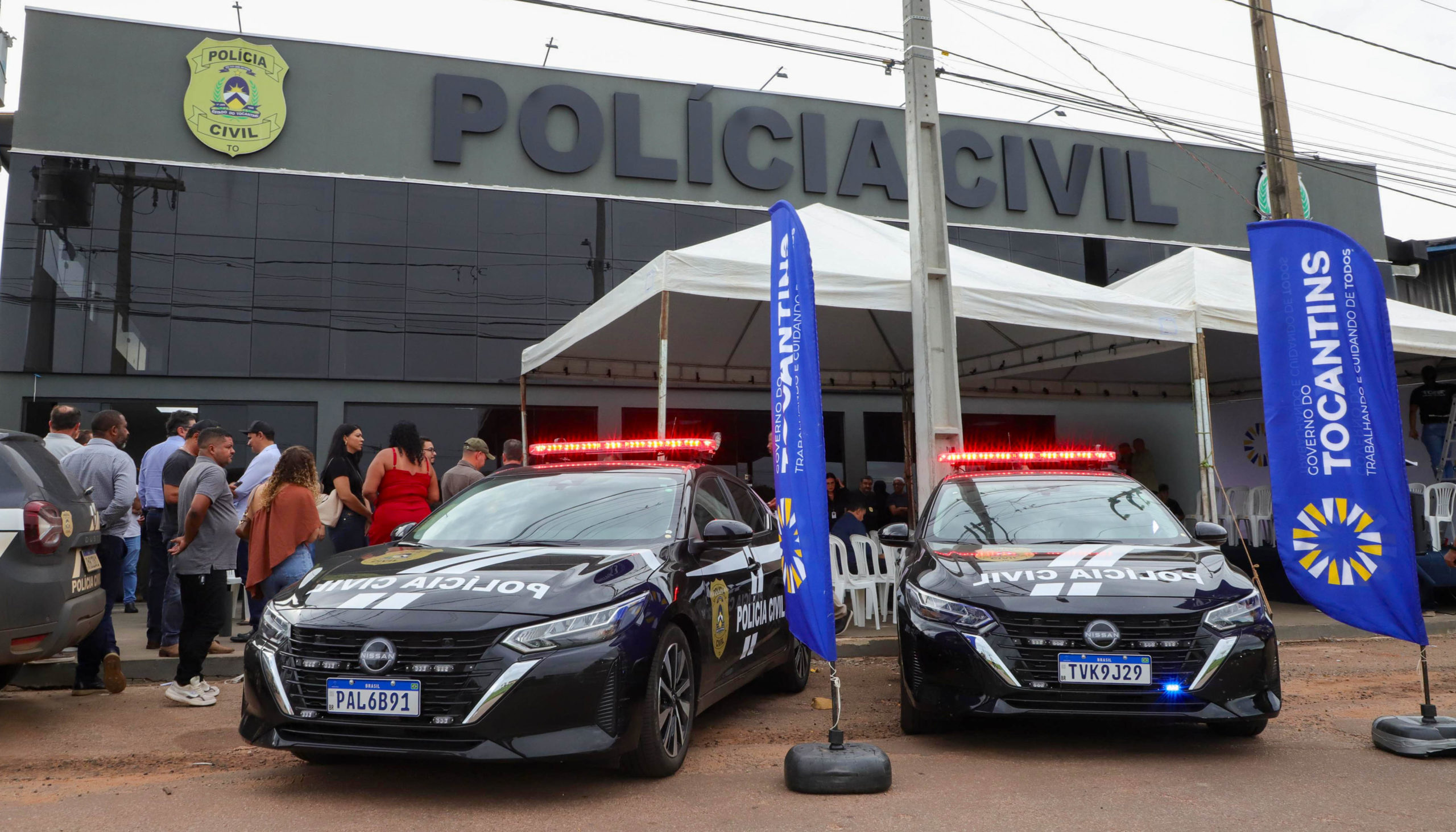 Governador Wanderlei Barbosa entrega &agrave; Pol&iacute;cia Civil novas viaturas e complexo de delegacias na regi&atilde;o sul de Palmas