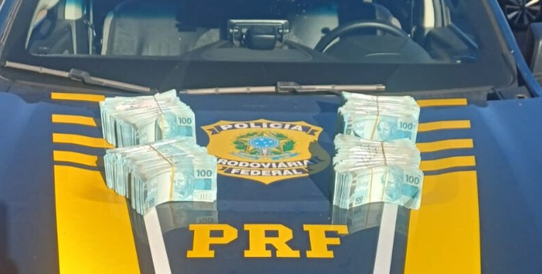 R$ 400 mil sem comprova&ccedil;&atilde;o de origem s&atilde;o apreendidos pela PRF na BR-020