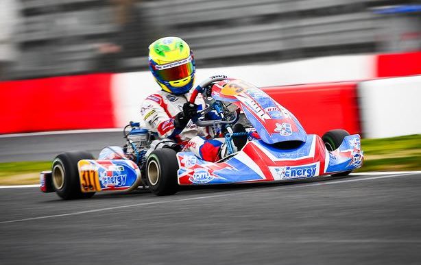 Brasileiro Felipe Sanches disputa terceira etapa da WSK Super Master Series na It&aacute;lia